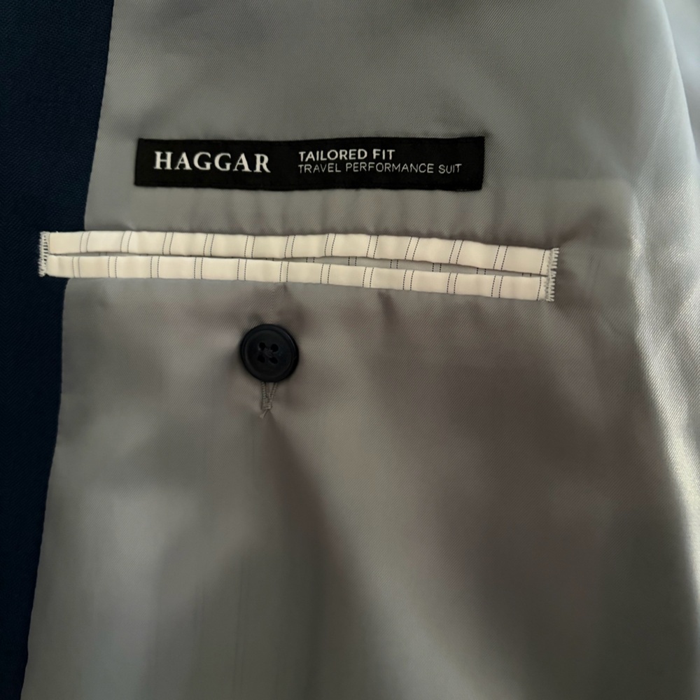 Haggar Tailored Fit Travel Performance Suit Jacket - Picture 5 of 8